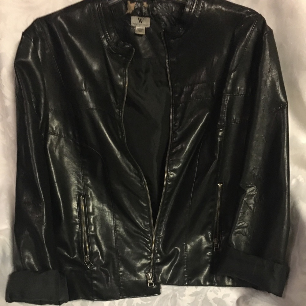 Fashion leather jacket